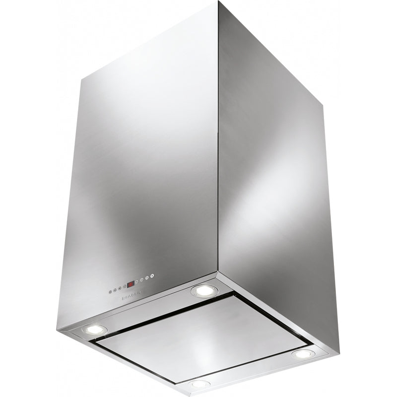 Immagine Prodotto - CAPPA CUBIA ISOLA PLUS EV8 X A60/2 - in colore acciaio inox - codice prodotto 335.0502.097 - nella misura 51-60 cm - tipologia cappa a isola