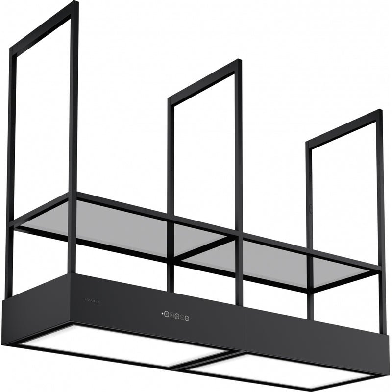 Immagine Prodotto - T-SHELF EVOLUTION BLACK MATT F160 - in colore nero - codice prodotto 335.0727.000 - nella misura - tipologia cappa a isola