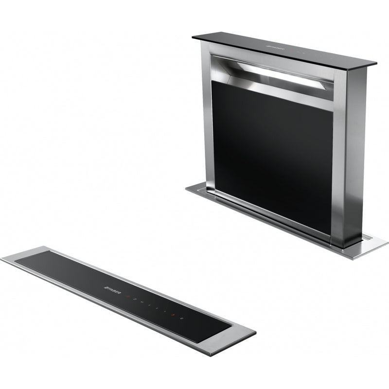 Immagine Prodotto - CAPPA FABULA PLUS EVO+BK A60/2 - in colore nero - codice prodotto 340.0582.936 - nella misura 51-60 cm - tipologia cappa downdraft