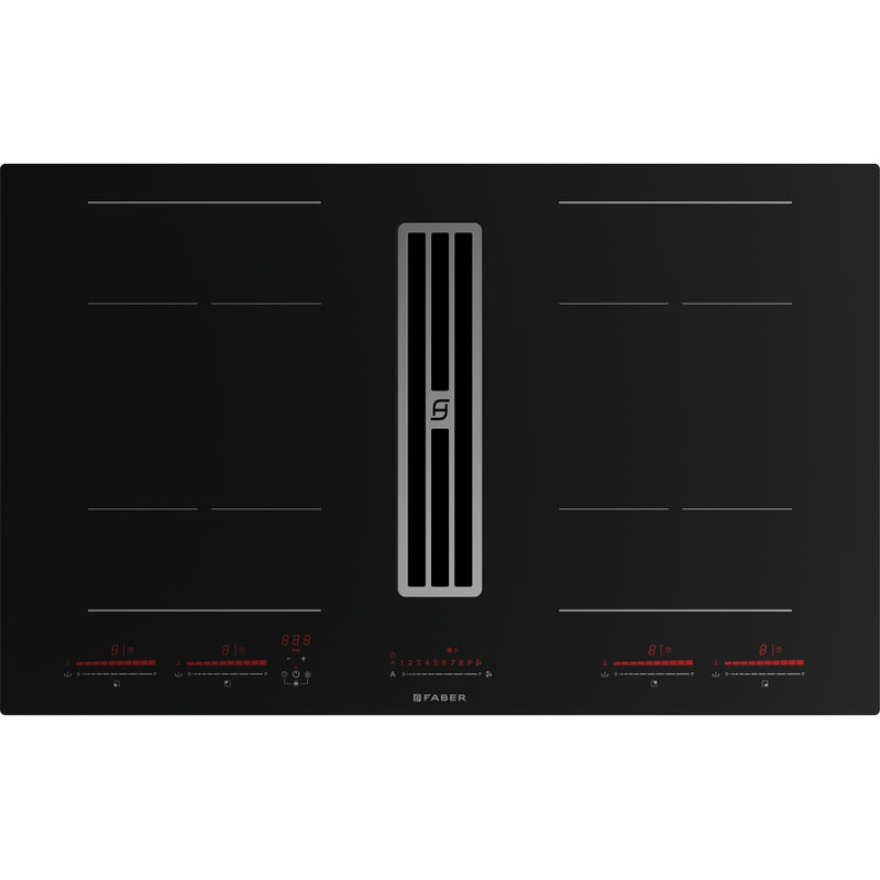 Immagine Prodotto - PIANO ASPIRANTE GALILEO BOLD F830 - in colore vetro nero - codice prodotto 340.0708.971 - nella misura 83x52 cm - tipologia piano aspirante