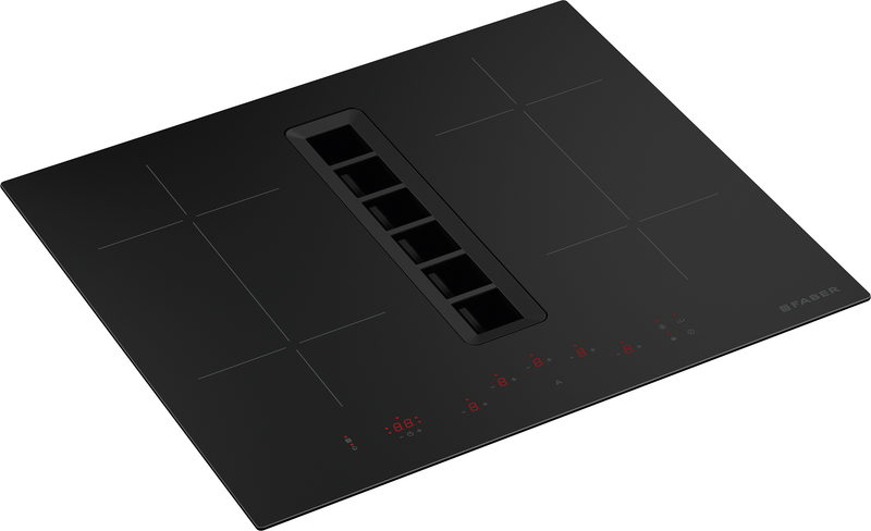 Immagine Prodotto - PIANO ASPIRANTE GALILEO SLIM RING A600 - in colore vetro nero - codice prodotto 340.0731.890 - nella misura 60x50 cm - tipologia piano aspirante