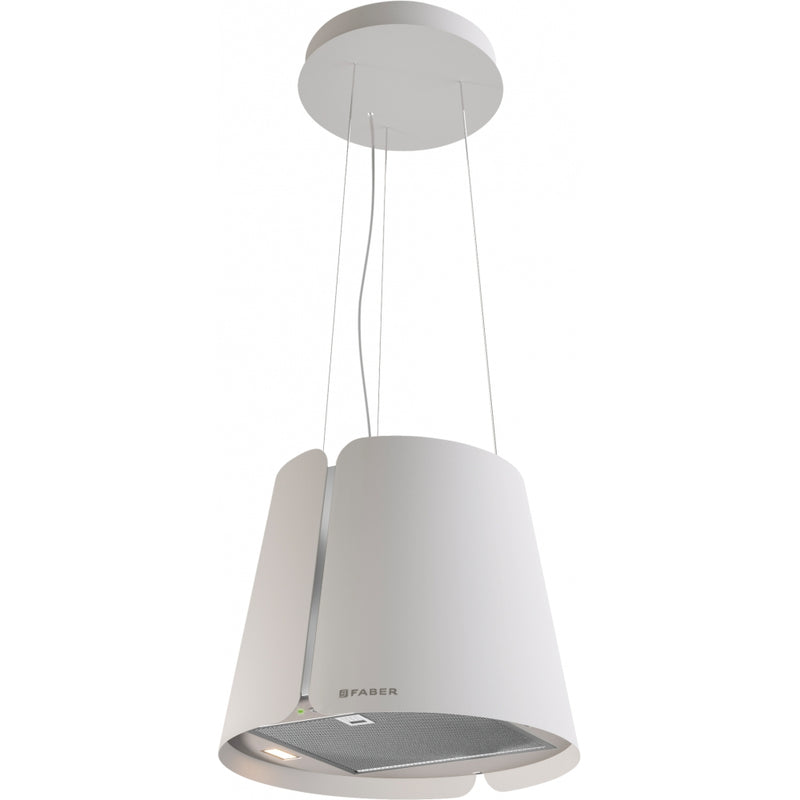 Immagine Prodotto - CAPPA BEAT WH MATT F45/2 - in colore bianco - codice prodotto 345.0612.338 - nella misura 0-50 cm - tipologia cappa isola sospesa