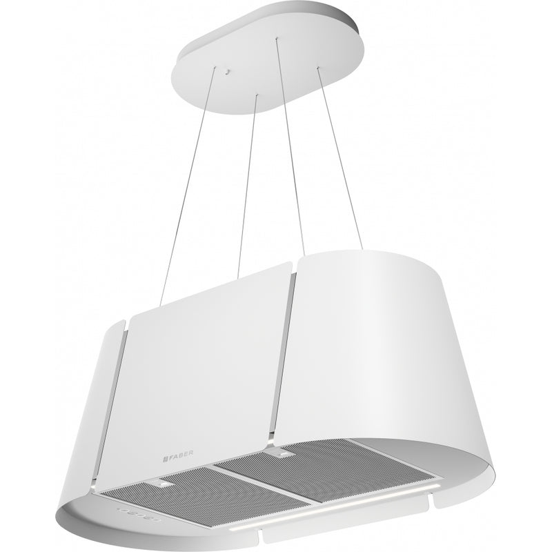 Immagine Prodotto - Beat XL WH MATT - in colore bianco - codice prodotto 345.0709.184 - nella misura 71-90 cm - tipologia cappa isola sospesa