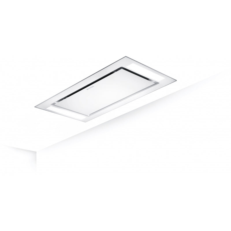 Immagine Prodotto - CAPPA HEAVEN GLASS 2.0 WH FLAT KL A90/2 - in colore bianco - codice prodotto 350.0663.971 - nella misura 71-90 cm - tipologia cappa isola a soffitto
