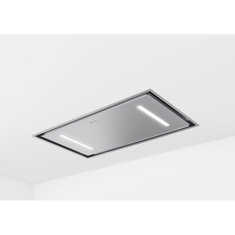 Immagine Prodotto - CAPPA HEAVEN DUAL LIGHT A90 X FLAT - in colore acciaio inox - codice prodotto 350.0679.875 - nella misura 71-90 cm - tipologia cappa isola a soffitto