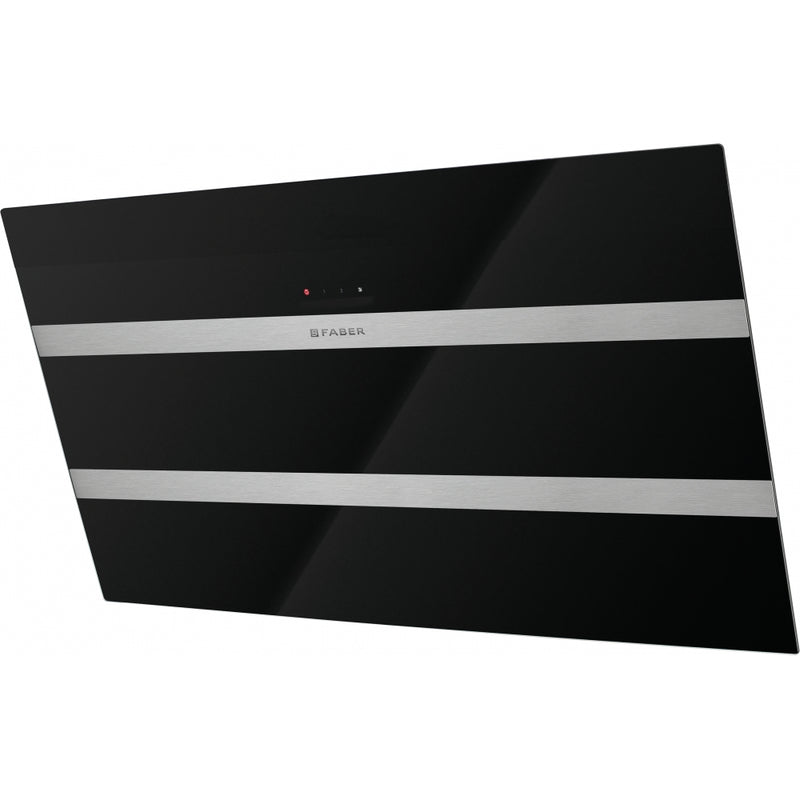 Immagine Prodotto - CAPPA STEELMAX EV8 LED BK/X A80/2 - in colore nero - codice prodotto 330.0538.526 - nella misura 71-90 cm - tipologia cappa a parete