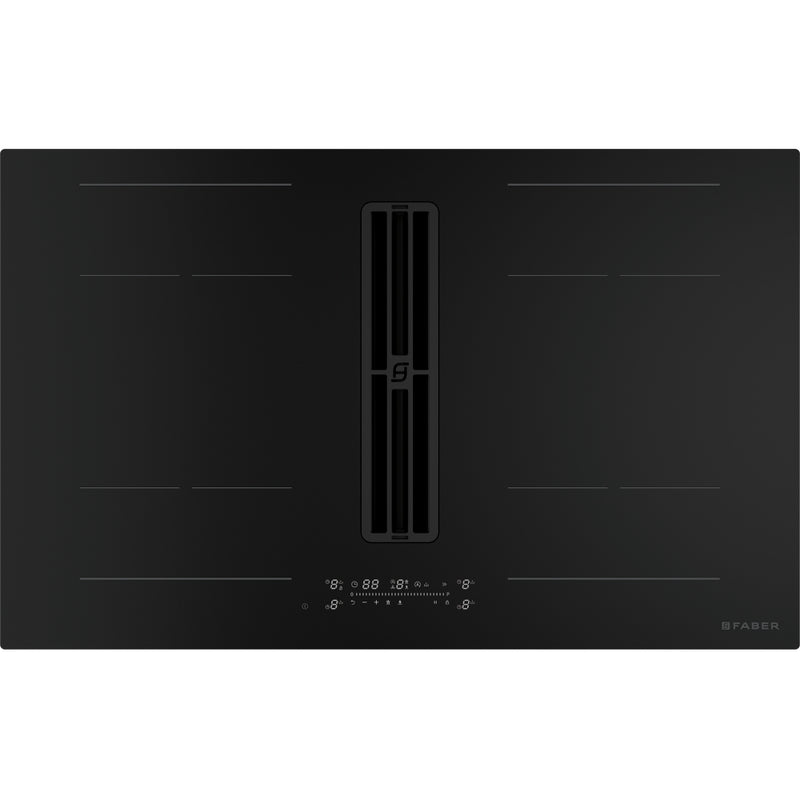 Immagine Prodotto - PIANO ASPIRANTE GALILEO WIDE - in colore nero - codice prodotto 340.0744.639 - nella misura 83x52 - tipologia piano aspirante