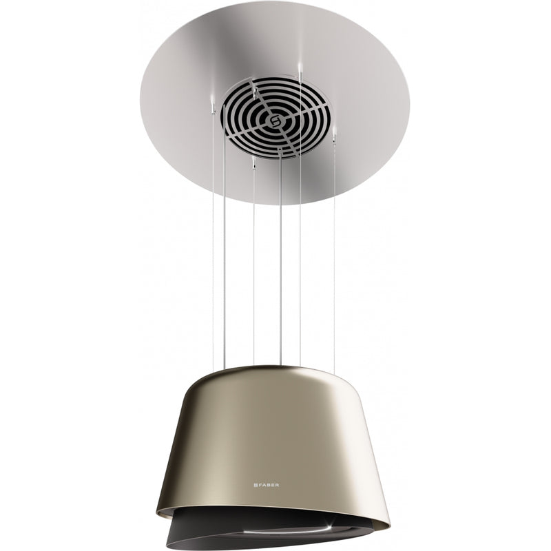 Immagine Prodotto - CAPPA BELLE PLUS GOLD/WARM DG MATT KL/2 - in colore grigio scuro matt - codice prodotto 345.0541.068 - nella misura - tipologia cappa isola sospesa