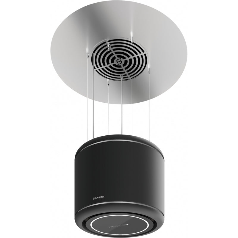 Immagine Prodotto - CAPPA ODETTE PLUS BK MATT KL/2 - in colore nero matt - codice prodotto 345.0541.053 - nella misura - tipologia cappa isola sospesa