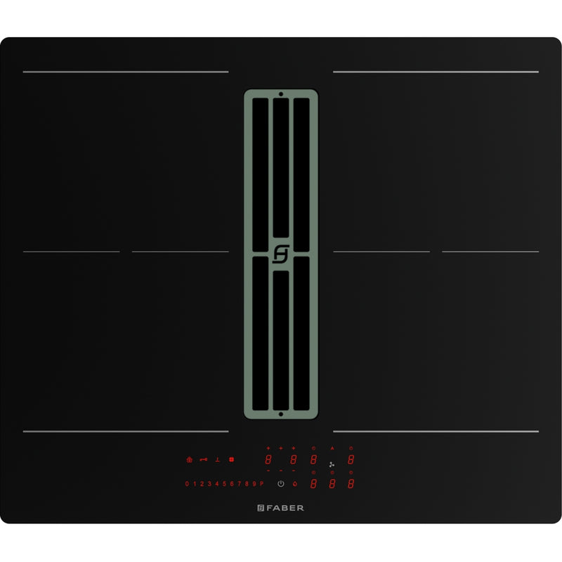 Immagine Prodotto - PIANO ASPIRANTE GALILEO SLIM A600 - in colore vetro nero - codice prodotto 340.0708.975 - nella misura 60x50 cm - tipologia piano aspirante