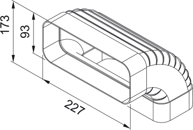 Disegno Tecnico - KIT CURVE 90° F-RBV 150 NBR - codice prodotto 112.0711.852 - tipologia prodottoaccessori - categoria prodotto cappa