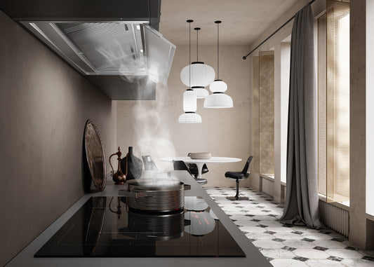 L’organizzazione delle cucine contemporanee:  a ciascuna la sua cappa