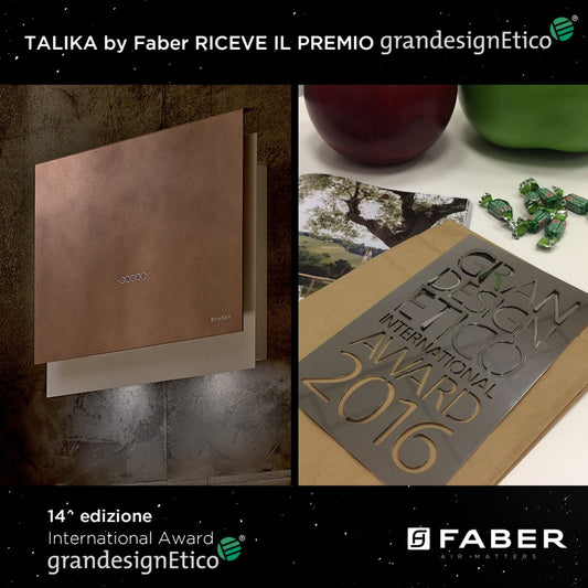 Faber walks away with the International Award of the 14th edition of grandesignEtico
