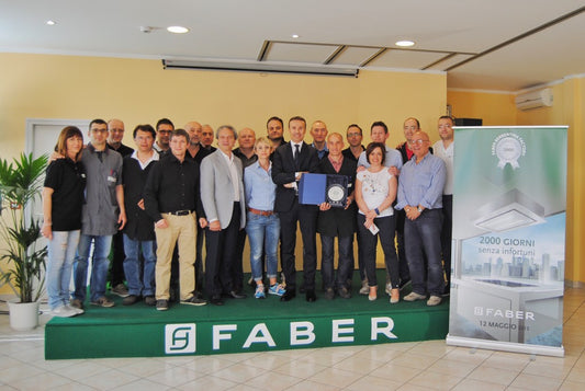 The Faber production plant in Sassoferrato has been accident-free for over 2.000 days