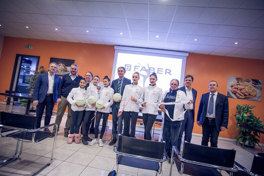 Faber becomes the main sponsor of Fabriano’s rhythmic gymnastics team
