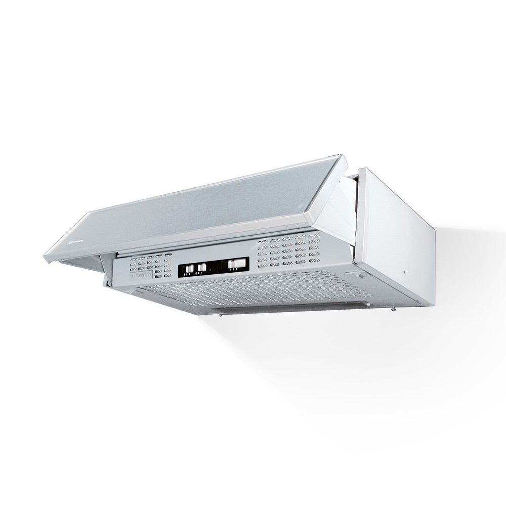 Immagine Prodotto - CAPPA PCH01 SRM LG 19A - in colore grigio chiaro - codice prodotto 315.0547.807 - nella misura 71-90 cm - tipologia cappa a incasso