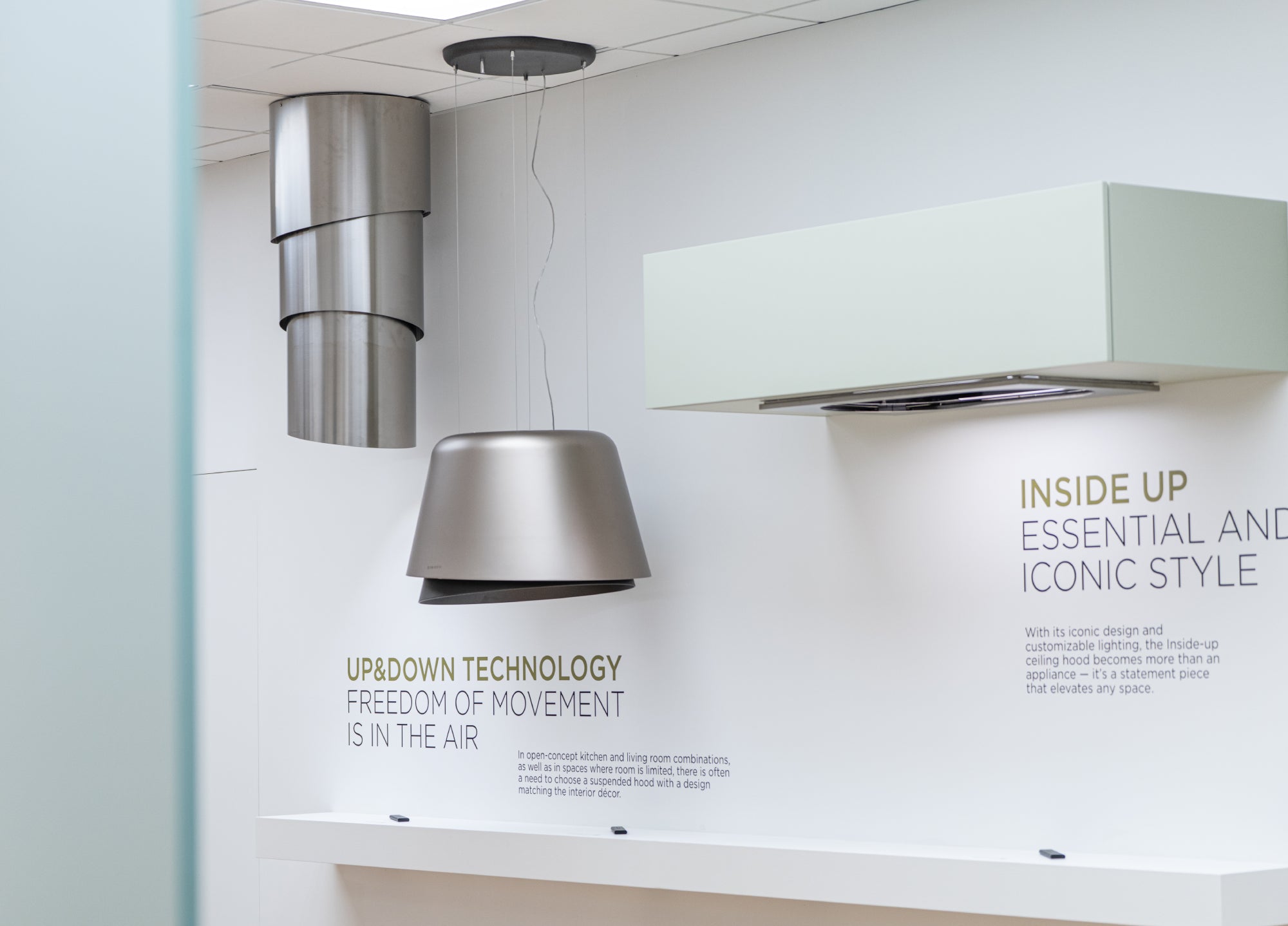 Immagine Showroom Faber a Fabriano - parte interna espositiva di prodotti Faber