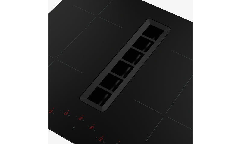 Immagine Dettaglio Prodotto - PIANO ASPIRANTE GALILEO SLIM RING A600 - in colore vetro nero - codice prodotto 340.0731.890 - nella misura 60x50 cm - tipologia piano aspirante