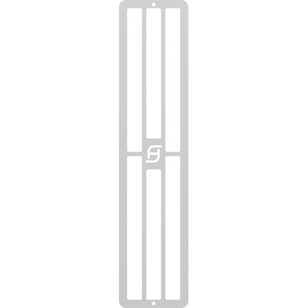 Faber Kit griglia per piano aspirante, Finish grigio alluminio opaco. Codice prodotto 112.0717.374 