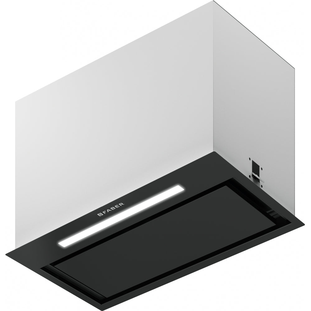 Produktbild - DUNSTABZUGSHAUBE INKA LUX PREMIUM BK matt A52 KL - in Farbe Schwarz matt - Produktcode 305.0658.608 - in der Größe 51-60 cm - Einbauhauben
