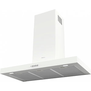 Produktbild - DUNSTABZUGSHAUBE STILO COMFORT WH matt A90/2 - in Farbe Weiß - Produktcode 325.0618.740 - in der Größe 71-90 cm - Wandhauben