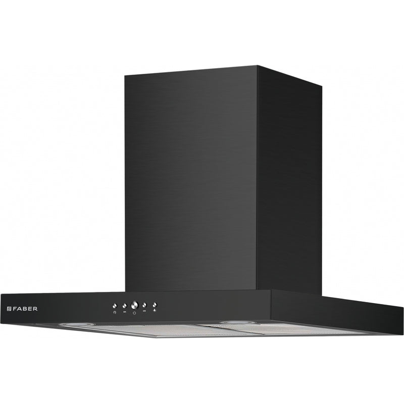 Immagine Prodotto - CAPPA TSP BK A60 2LS - in colore nero - codice prodotto 325.0699.355 - nella misura 51-60 cm - tipologia cappa a parete