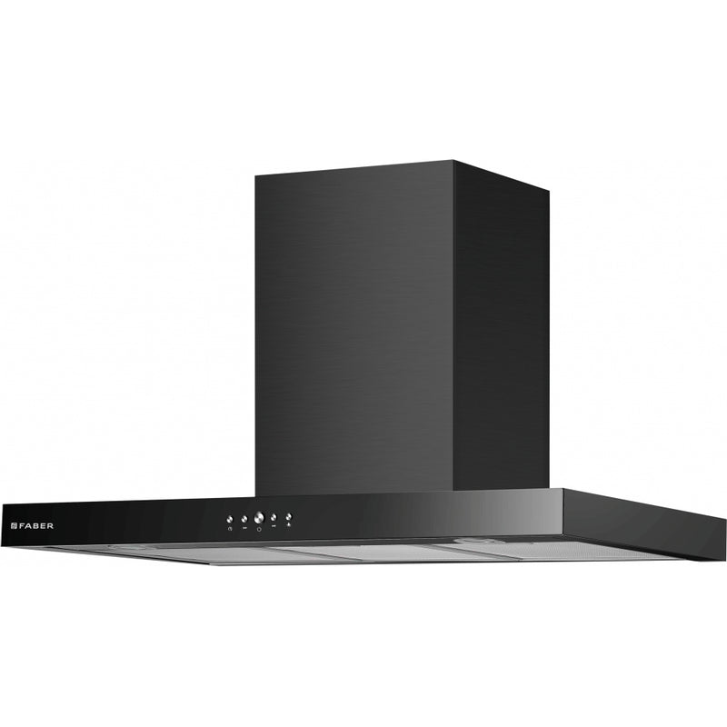 Immagine Prodotto - CAPPA TSP BK A90 2LS - in colore nero - codice prodotto 325.0699.357 - nella misura 71-90 cm - tipologia cappa a parete