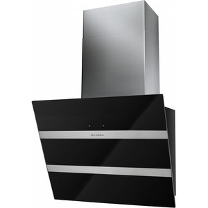 Immagine Prodotto - CAPPA STEELMAX EV8 LED BK/X A55/2 - in colore nero - codice prodotto 330.0538.524 - nella misura 51-60 cm - tipologia cappa a parete