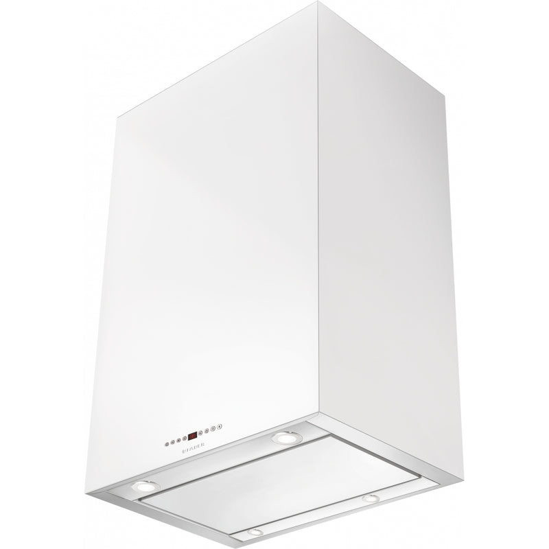 Imagen Producto - CAMPANA CUBIA IS.GLOSS PLUS EV8 WH A45/2 - en color blanco - código de producto 335.0502.099 - en la medida 0-50 cm - tipo de campana de isla