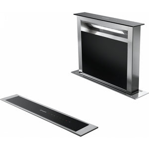Produktbild - DUNSTABZUGSHAUBE FABULA PLUS EVO+BK A60/2 - in Farbe Schwarz - Produktcode 340.0582.936 - in der Größe 51-60 cm - Downdraft-Abzugshauben