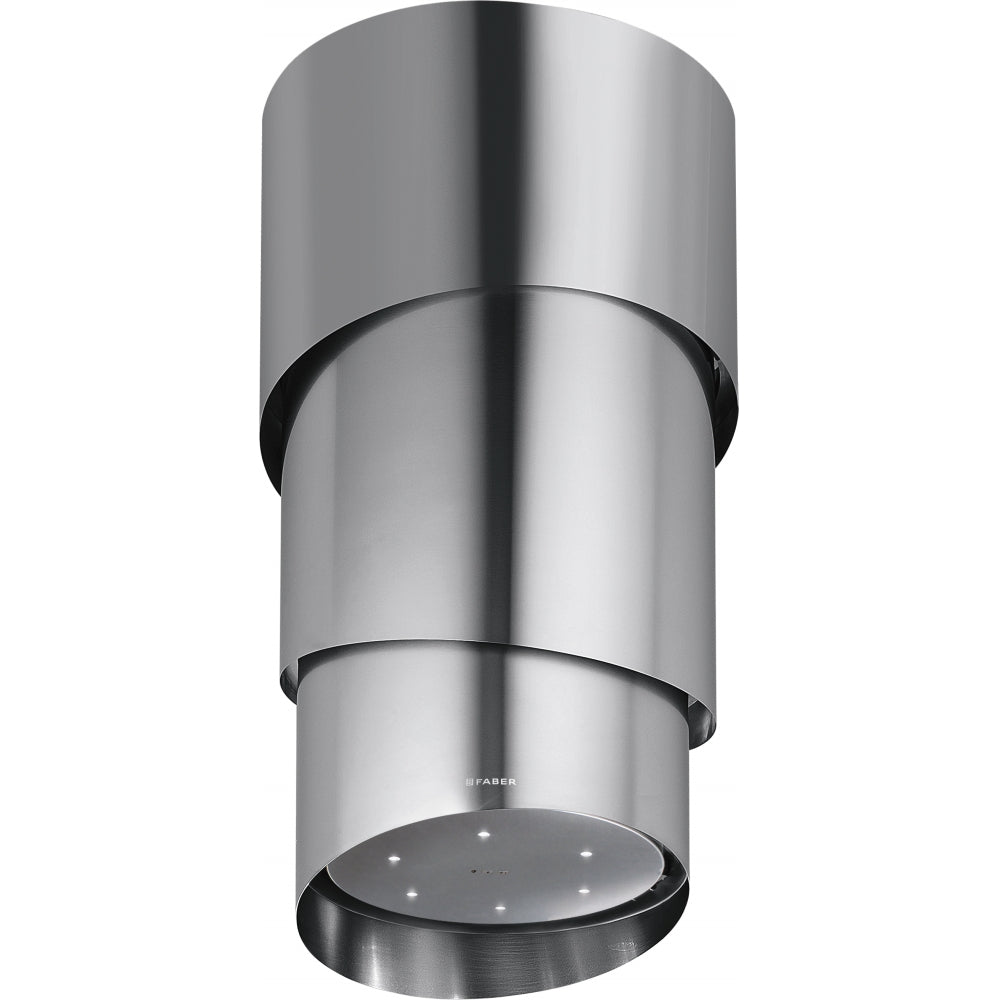 Imagen Producto - CAMPANA PAREO PLUS KL/2 - en color acero inoxidable - código de producto 345.0492.593 - en la medida 0-50 cm - tipo de campana isla suspendida