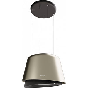 Produktbild - DUNSTABZUGSHAUBE BELLE PLUS GOLD/WARM DG matt KL/2 - in Farbe dunkelgrau matt - Produktcode 345.0541.068 - in der Größe Over 121 cm - Freihängende Abzugshauben