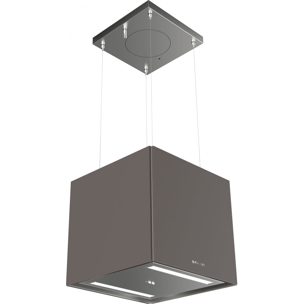 Immagine Prodotto - CAPPA SOFT CUBE GRIGIO LONDRA F40/2 - in colore grigio - codice prodotto 345.0607.589 - nella misura 0-50 cm - tipologia cappa isola sospesa