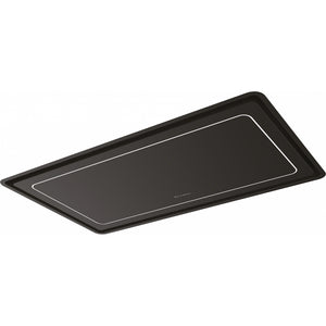 Imagen Producto - CAMPANA HIGH-LIGHT BK MATE KL A91/2 - en color negro mate - código de producto 350.0663.963 - en la medida 91-120 cm - tipo de campana de isla de techo