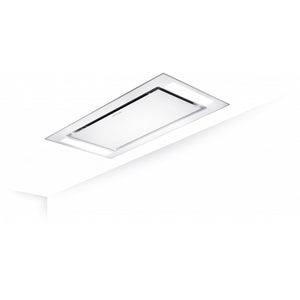 Immagine Prodotto - CAPPA HEAVEN GLASS 2.0 WH A120/2 - in colore bianco - codice prodotto 110.0374.230 - nella misura 91-120 cm - tipologia cappa isola a soffitto